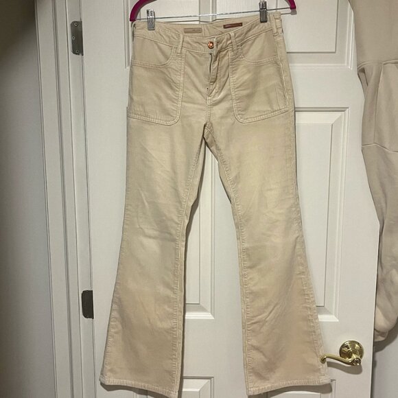 White Corduroy Jeans by Pilcro - Picture 4 of 9